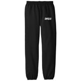JET BLACK - AM&IS Activewear Youth Fleece Pants - kids sweatpants at TFC&H Co.