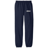 NAVY - AM&IS Activewear Youth Fleece Pants - kids sweatpants at TFC&H Co.