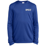 TRUE ROYAL - AM&IS Activewear Youth Long Sleeve Performance Tee - kids t-shirts at TFC&H Co.