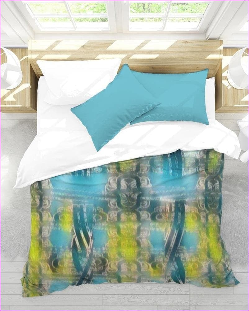 - Aqua Depth Home King Duvet Cover Set - bedding at TFC&H Co.
