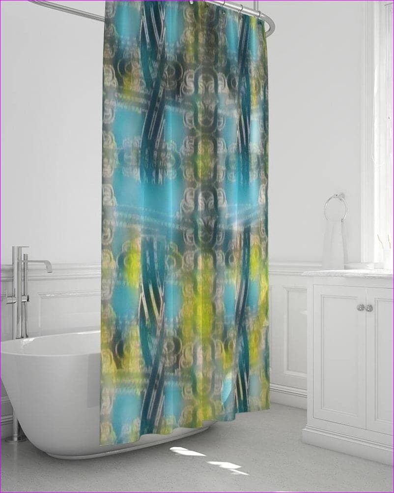 Aqua Depth Home Shower Curtain 72"x72" - shower curtain at TFC&H Co.
