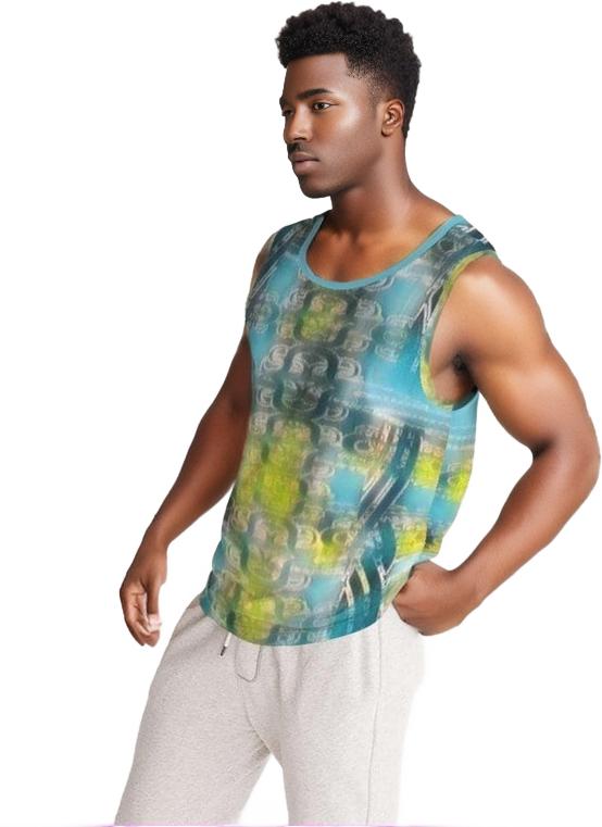 Aqua Depth Men's Sports Tank - men's tank top at TFC&H Co.