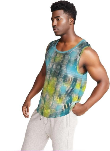 Aqua Depth Men's Sports Tank - men's tank top at TFC&H Co.