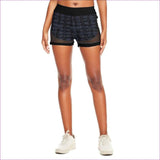 blue Aros Womens Sheer Net Shorts - women's shorts at TFC&H Co.