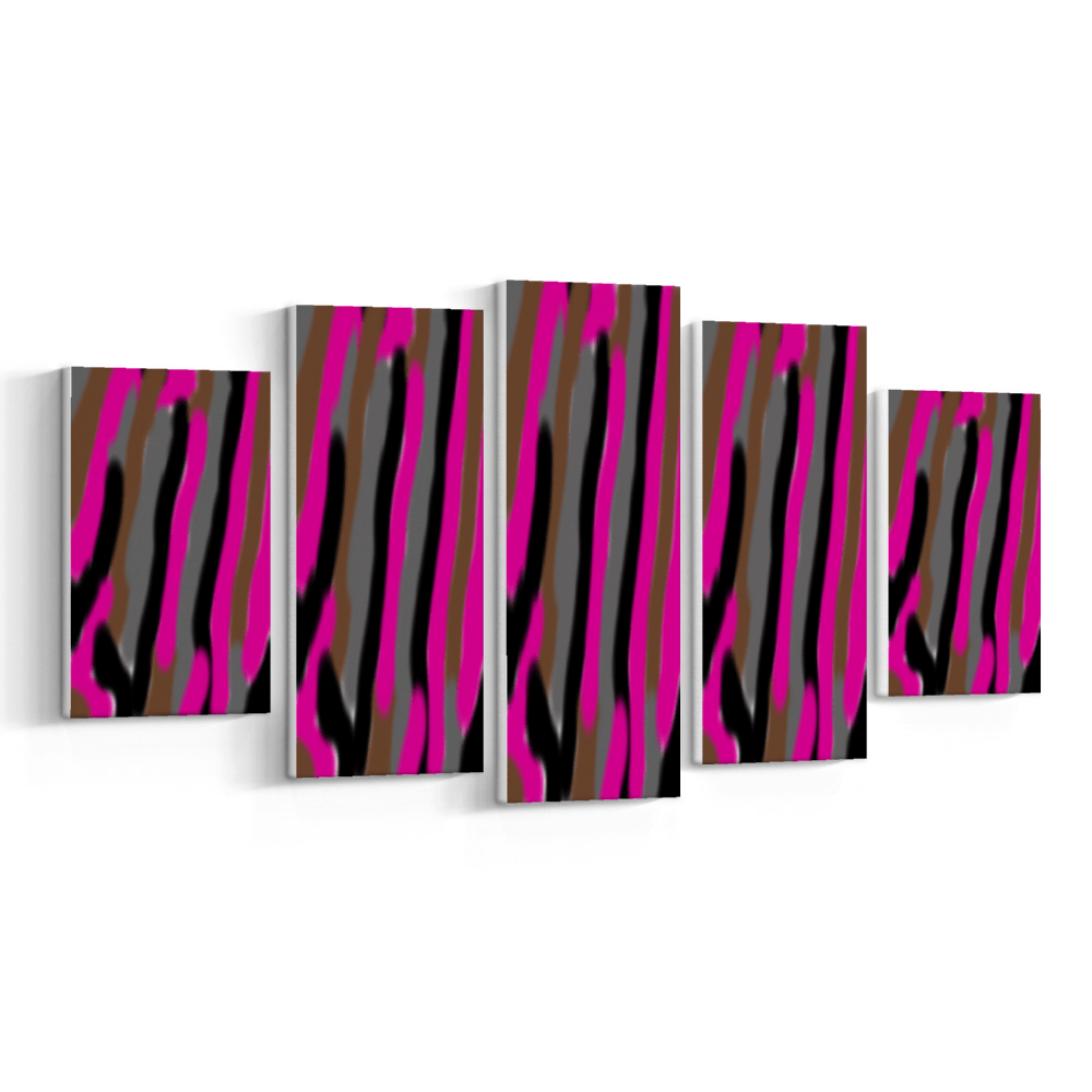 - Array 5 Piece High Quality Frameless Canvas Painting [Made in USA] - wall art at TFC&H Co.