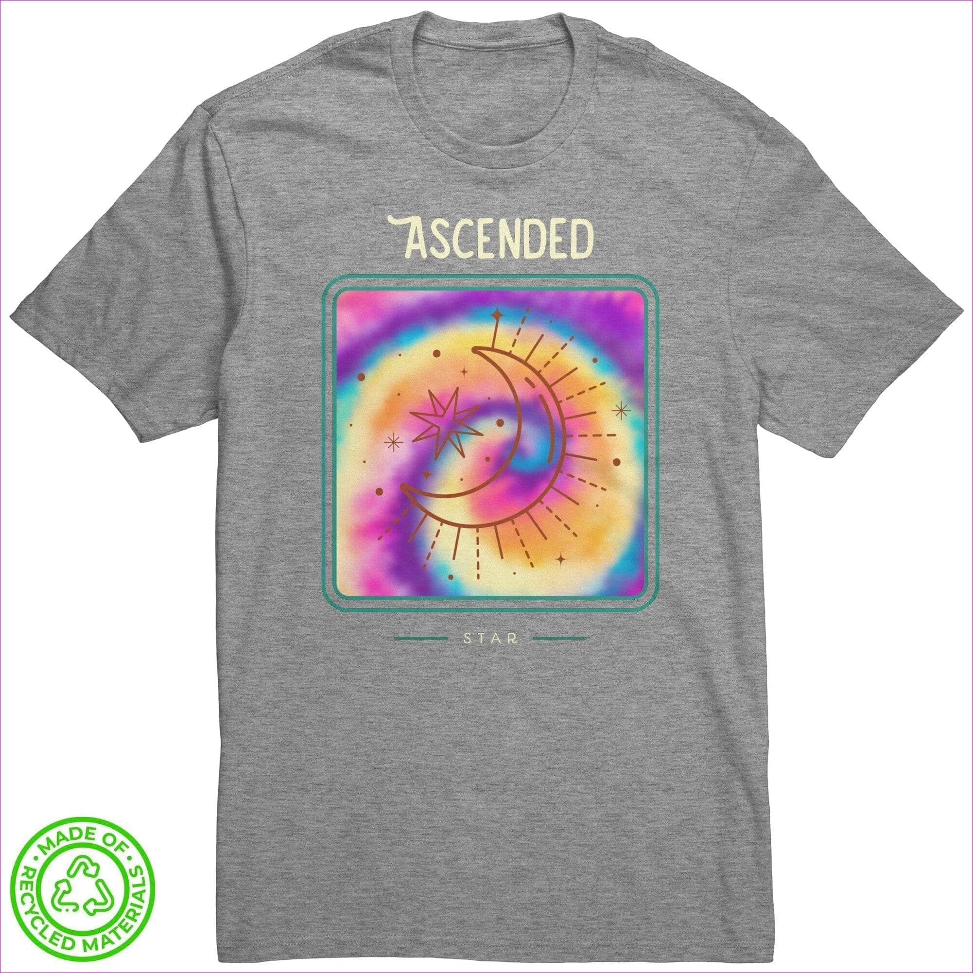 Light Heather Grey - Ascended Recycled Fabric Unisex Tee - Unisex T-Shirt at TFC&H Co.
