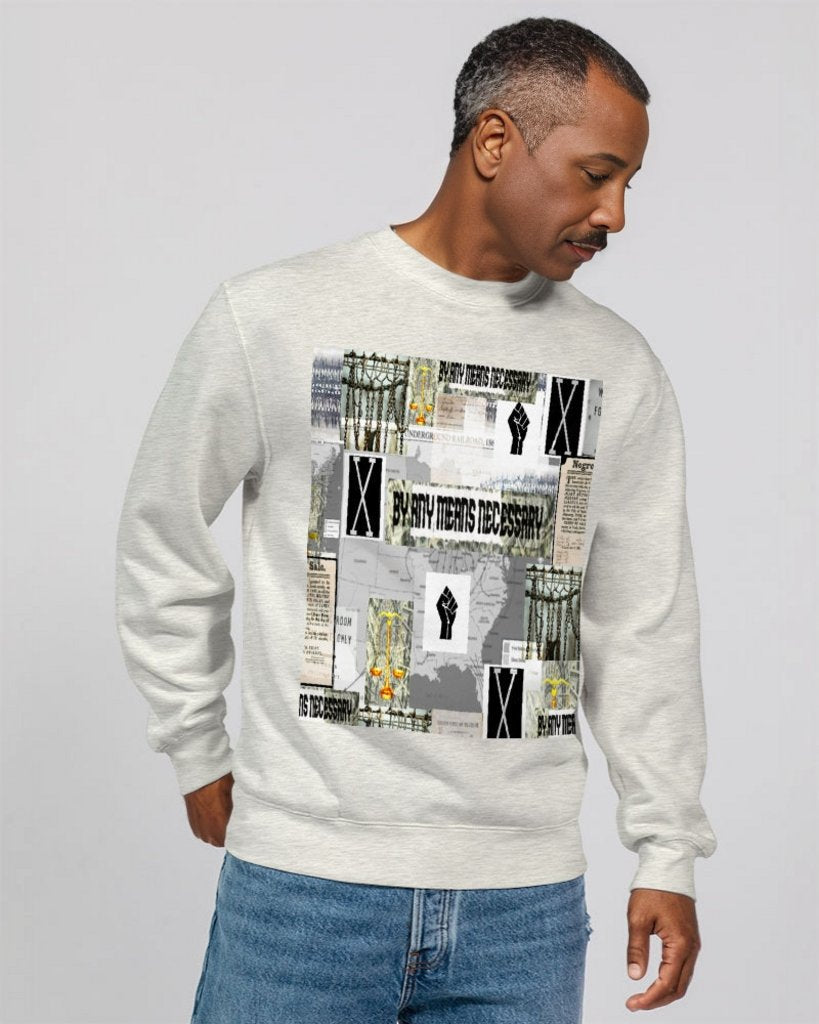 B.A.M.N (By Any Means Necessary) Clothing 2 Unisex Premium Crewneck Sweatshirt | Lane Seven - men's sweatshirt at TFC&H Co.