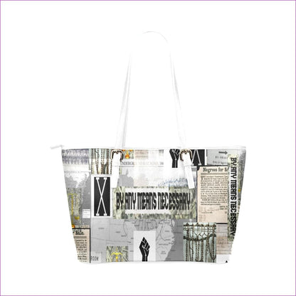 B.A.M.N (By Any Means Necessary) Clothing 2 Womens Leather Tote -2 styles - handbag at TFC&H Co.