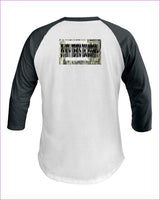 White/Forest - B.A.M.N (By Any Means Necessary) Clothing Men's 3/4 Sleeve Raglan Shirt - Mens T-Shirts at TFC&H Co.