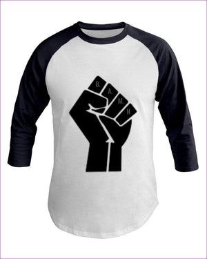 - B.A.M.N - By Any Means Necessary Clothing Men's 3/4 Sleeve Raglan Shirt - Mens T-Shirts at TFC&H Co.