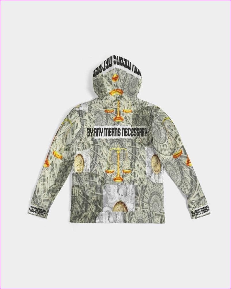 gold B.A.M.N (By Any Means Necessary) Clothing Men's Hoodie - Men's Hoodies at TFC&H Co.