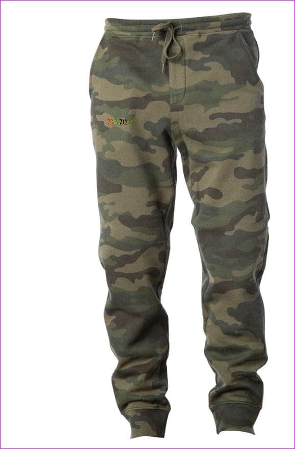 forest camo - B.A.M.N - By Any Means Necessary Men's Camo Joggers - mens sweatpants at TFC&H Co.