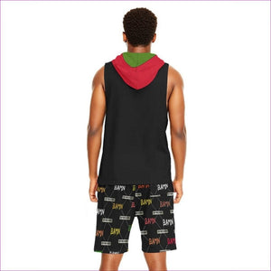 - B.A.M.N (By Any Means Necessary) Men's Sleeveless Vest And Short Set - mens tank top & short set at TFC&H Co.