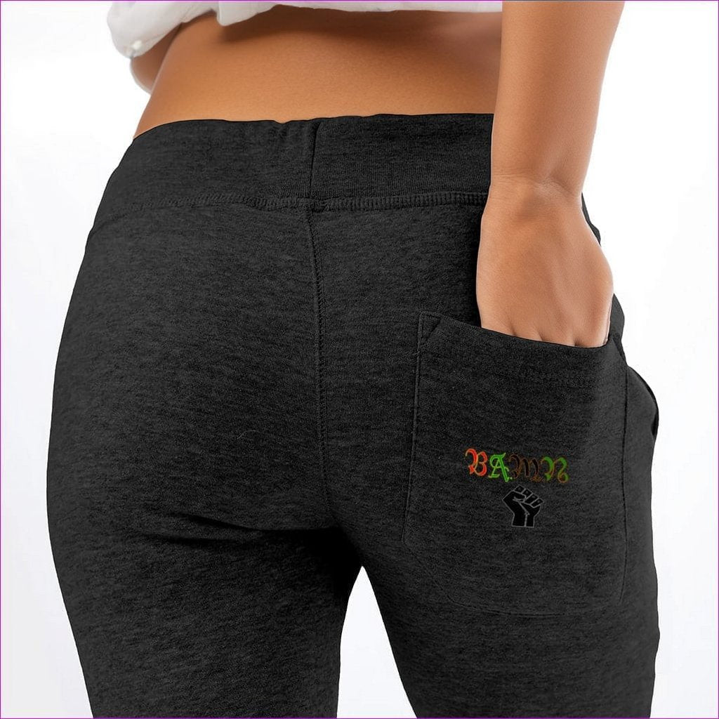 Charcoal Heather - B.A.M.N (By Any Means Necessary) Unisex Premium Fleece Joggers - Unisex Joggers at TFC&H Co.