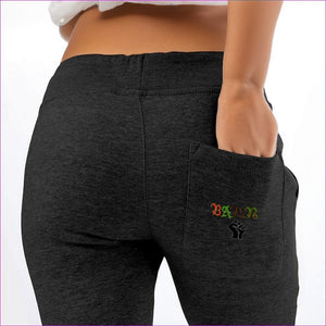 Charcoal Heather - B.A.M.N (By Any Means Necessary) Unisex Premium Fleece Joggers - Unisex Joggers at TFC&H Co.