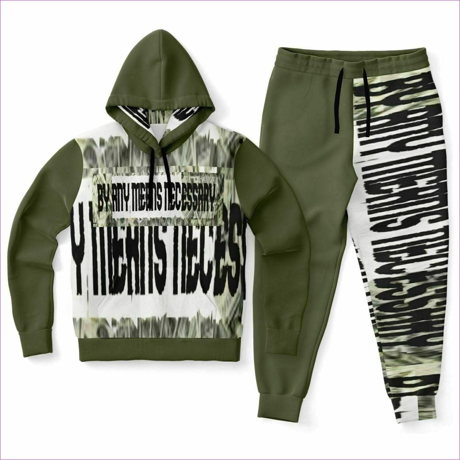 - B.A.M.N (By Any Means Necessary) Unisex Premium Jogging Set 2 - unisex jogging set at TFC&H Co.