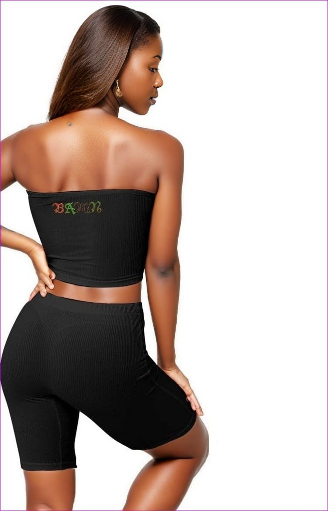 B.A.M.N (By Any Means Necessary) Womens Tube Top Shorts Suit - women's tube top & short set at TFC&H Co.