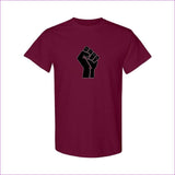 Maroon - B.A.M.N Unisex Heavy Cotton Organic T-Shirt - Unisex T-Shirt at TFC&H Co.