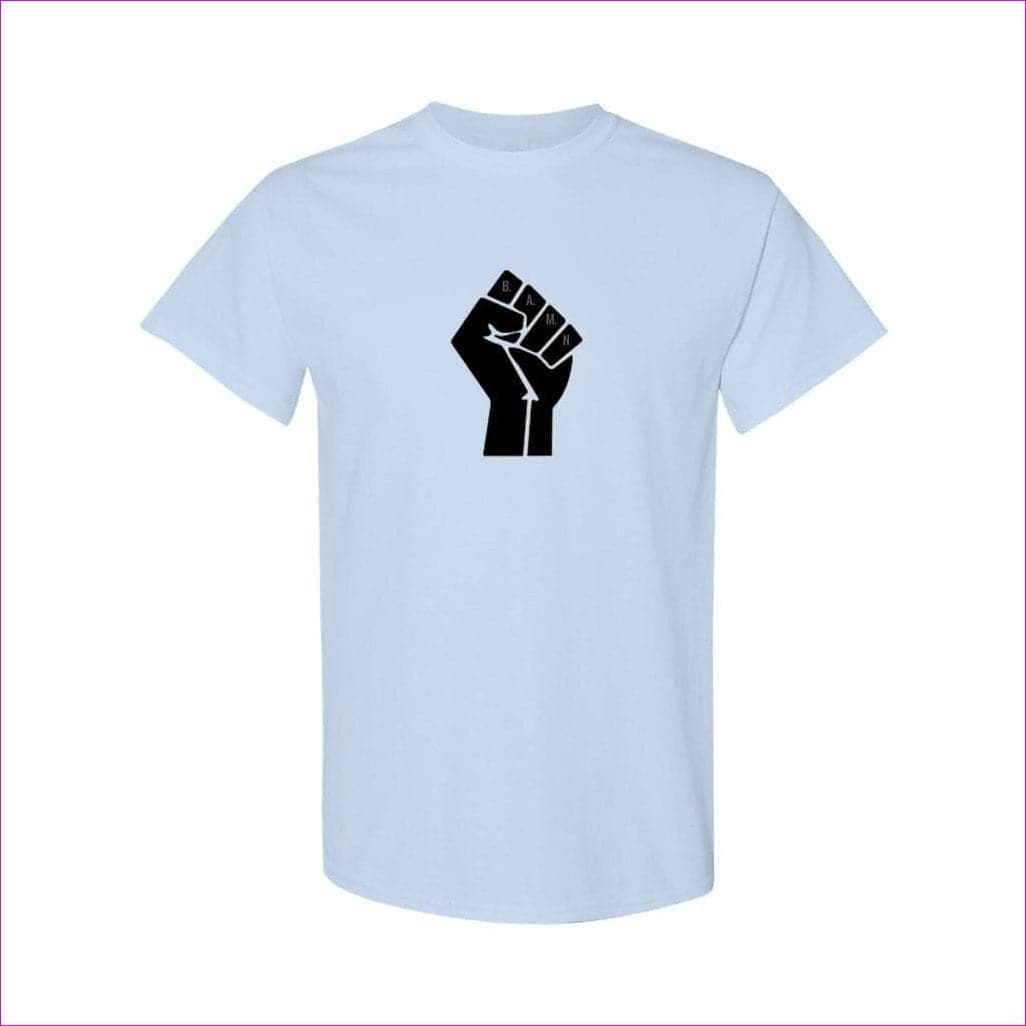 Light Blue - B.A.M.N Unisex Heavy Cotton Organic T-Shirt - Unisex T-Shirt at TFC&H Co.