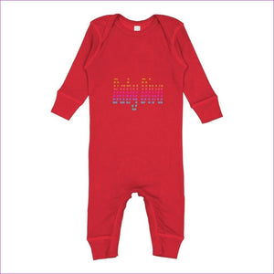 Red - Baby Diva Infant Long Legged Baby Rib Bodysuit - baby romper at TFC&H Co.
