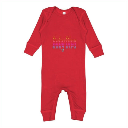 Red Baby Diva Infant Long Legged Baby Rib Bodysuit - baby romper at TFC&H Co.