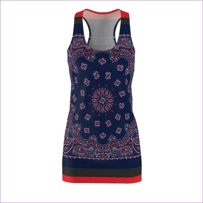 Bandanna Branded Womens Racerback Dress- Ships from The US - women's racerback dress at TFC&H Co.