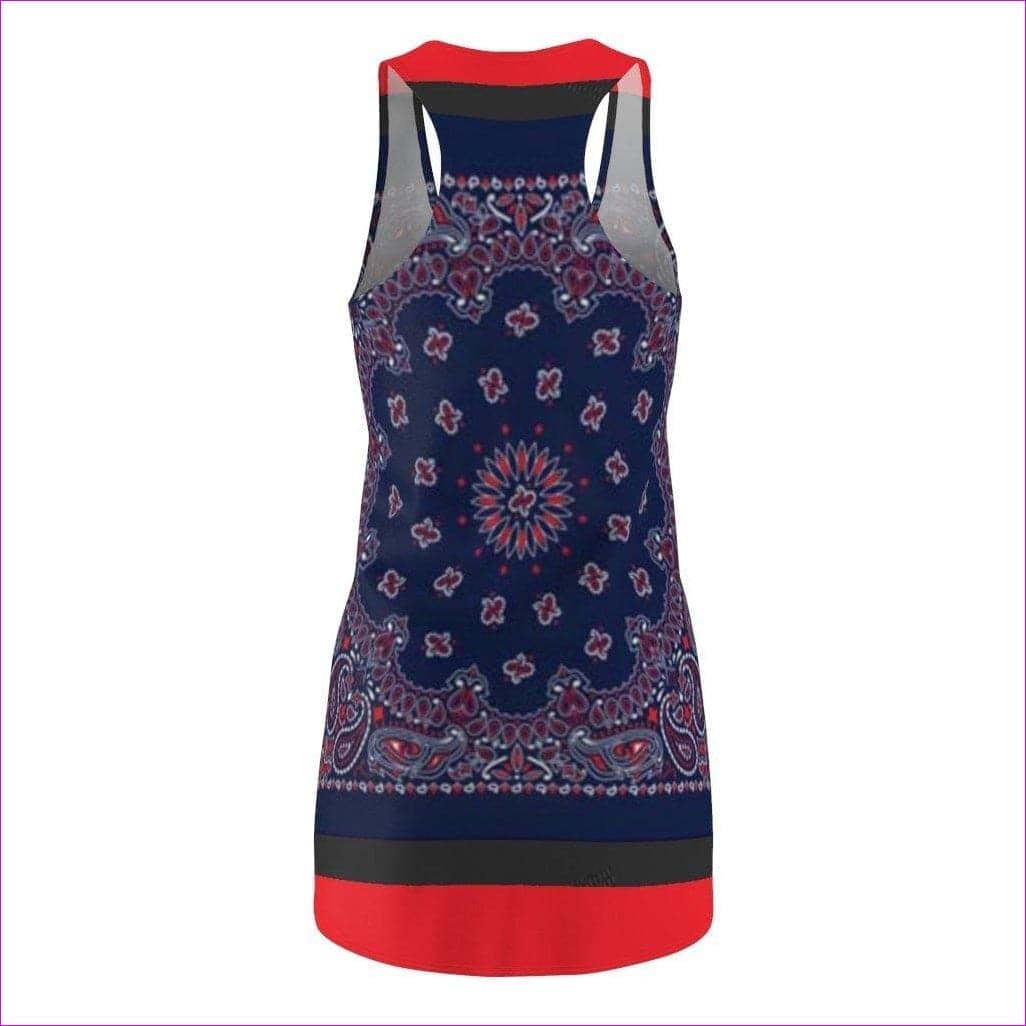 Bandanna Branded Womens Racerback Dress- Ships from The US - women's racerback dress at TFC&H Co.