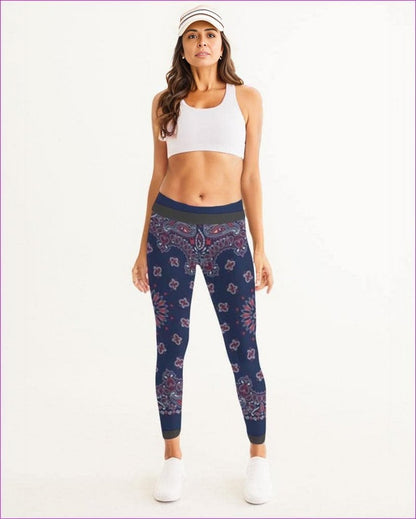 Bandanna Branded Womens Yoga Pants - women's leggings at TFC&H Co.