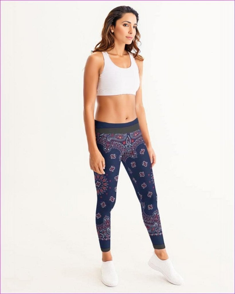Bandanna Branded Womens Yoga Pants - women's leggings at TFC&H Co.