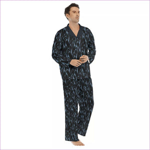 - Bay Men's Lapel Pajama Set - mens pajama-set at TFC&H Co.