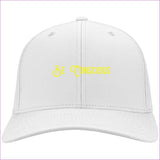 CP80 Twill Cap White One Size - Be Conscious Embroidered Knit Cap, Cap, Beanie - Beanie at TFC&H Co.