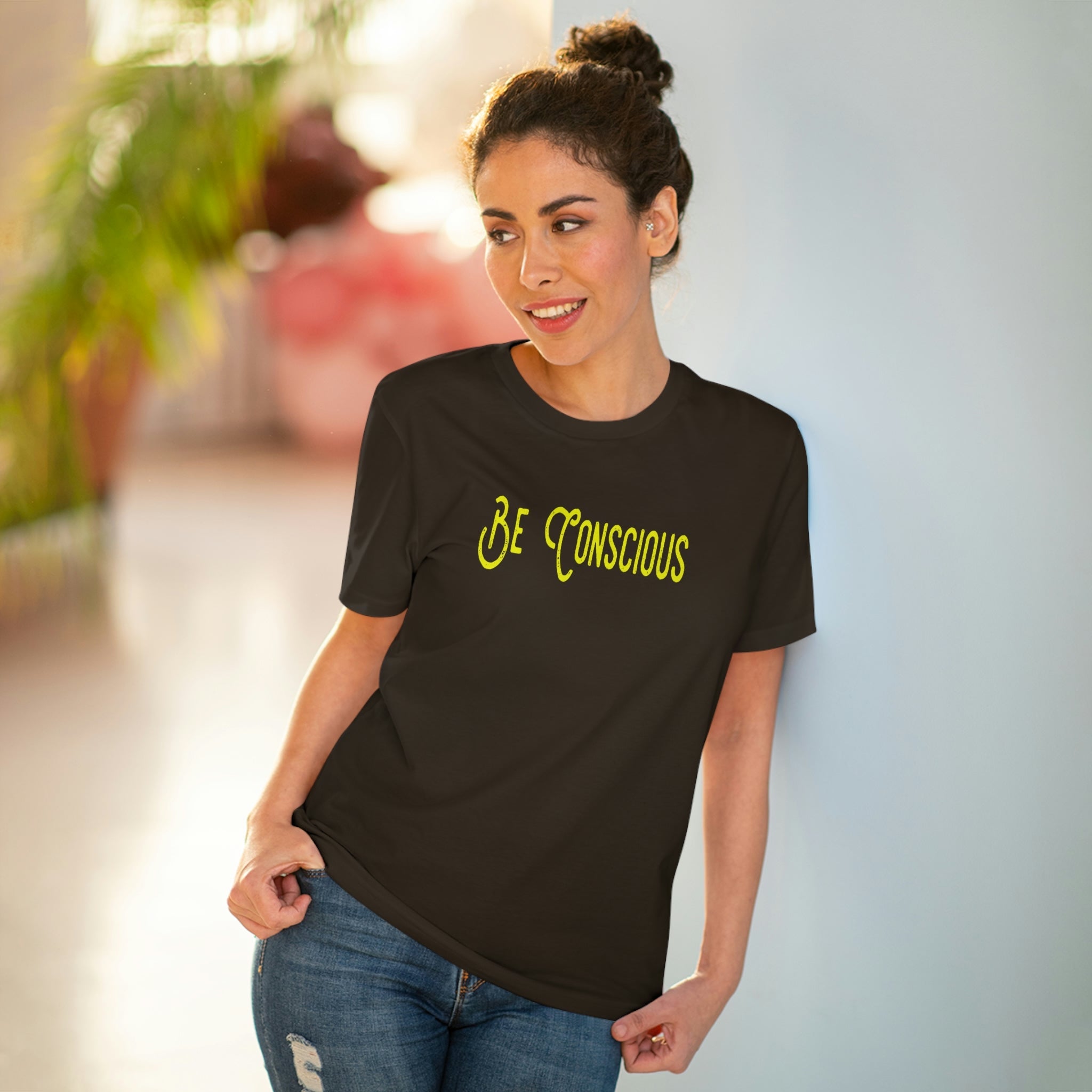 Deep Chocolate - Be Conscious Organic T-shirt - Unisex - T-Shirt at TFC&H Co.