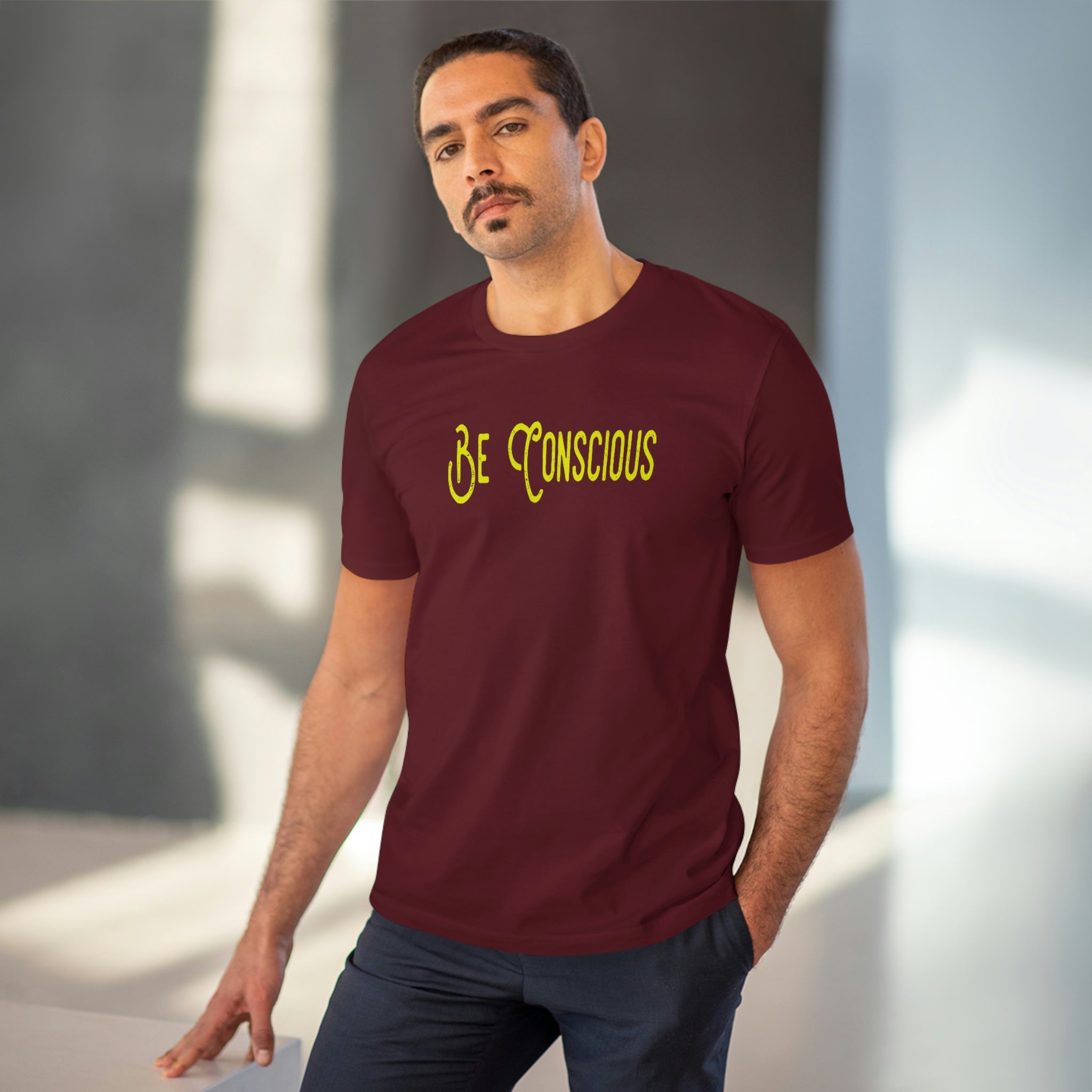 Be Conscious Organic T-shirt - Unisex - T-Shirt at TFC&H Co.