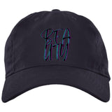 Navy One Size - Beauty Embroidered Brushed Twill Unstructured Dad Cap - Baseball Hat at TFC&H Co.