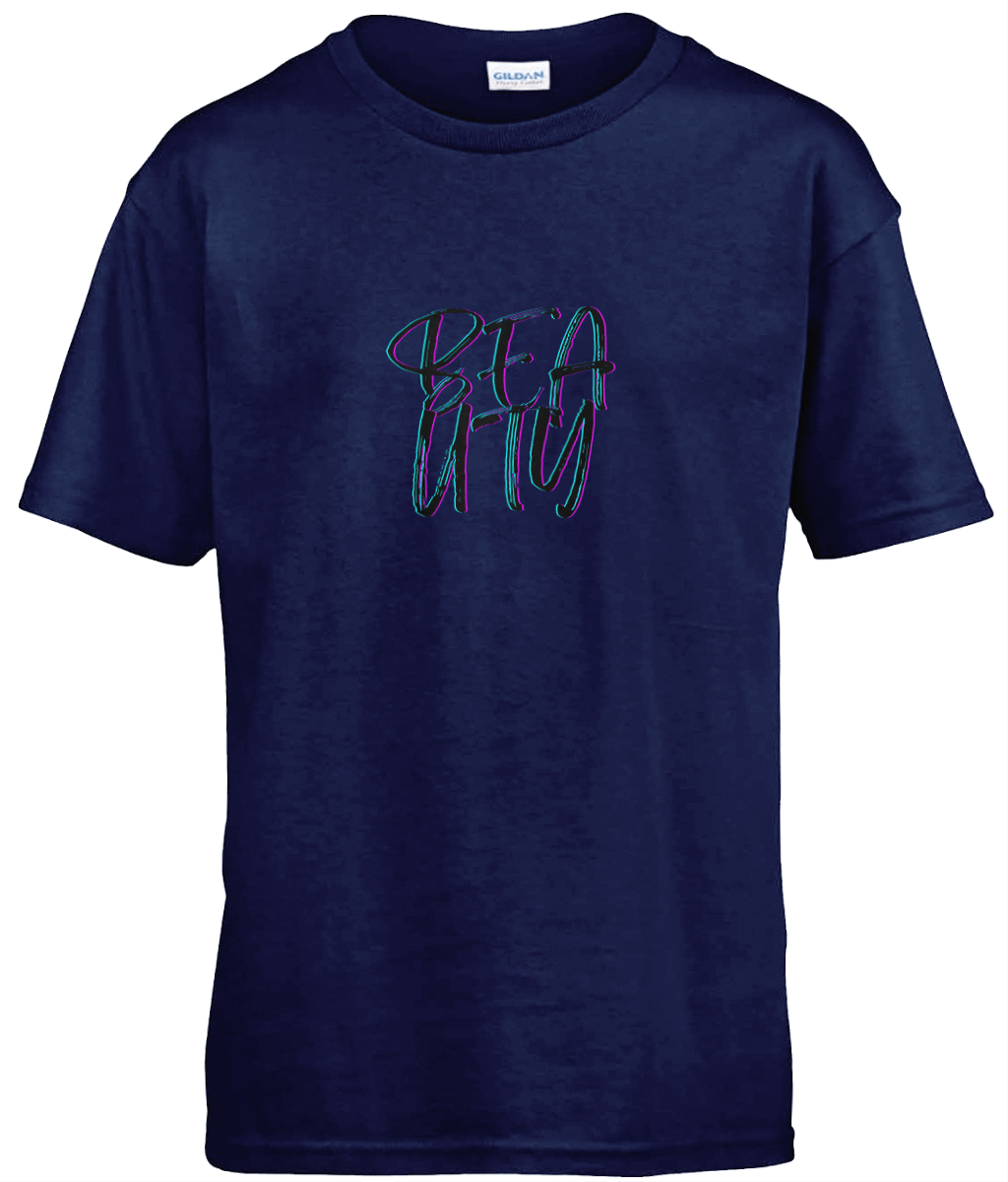Navy - Beauty Gildan Kids Softstyle® Ringspun T-Shirt - Kids t-shirt at TFC&H Co.