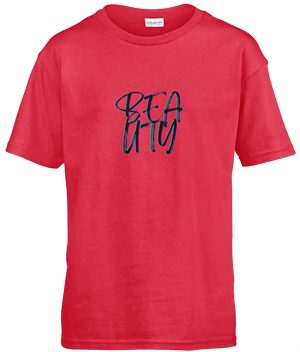 Red - Beauty Gildan Kids Softstyle® Ringspun T-Shirt - Kids t-shirt at TFC&H Co.