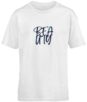 White - Beauty Gildan Kids Softstyle® Ringspun T-Shirt - Kids t-shirt at TFC&H Co.