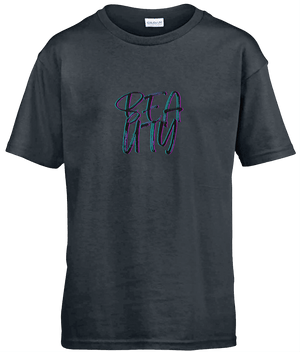 Charcoal - Beauty Gildan Kids Softstyle® Ringspun T-Shirt - Kids t-shirt at TFC&H Co.