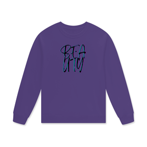 Violet Crescent - Beauty Staple 100% Cotton Women's Sweatshirt - womens sweatshirt at TFC&H Co.