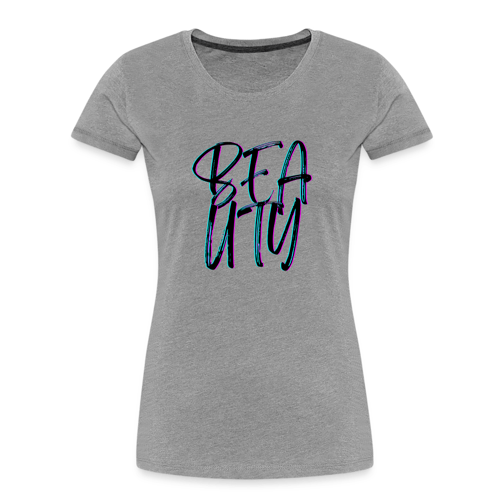 heather gray Beauty Women’s Premium Organic T-Shirt - Women’s Premium Organic T-Shirt | Spreadshirt 1351 at TFC&H Co.