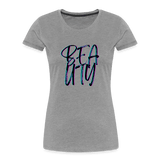 heather gray - Beauty Women’s Premium Organic T-Shirt - Women’s Premium Organic T-Shirt | Spreadshirt 1351 at TFC&H Co.