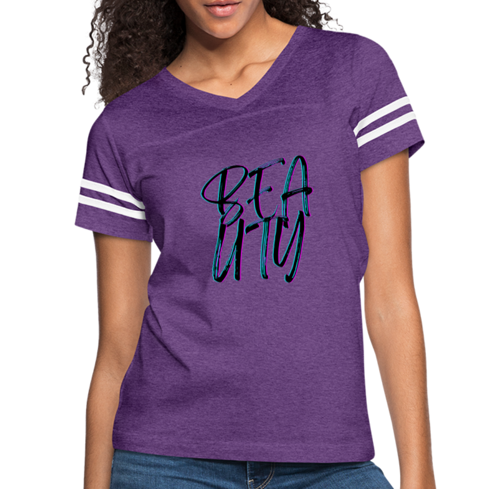 vintage purple/white - Beauty Women’s Vintage Sport T-Shirt - Women’s Vintage Sport T-Shirt | LAT 3537 at TFC&H Co.