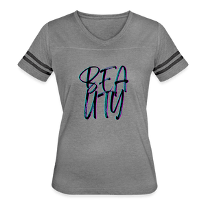 heather gray/charcoal - Beauty Women’s Vintage Sport T-Shirt - Women’s Vintage Sport T-Shirt | LAT 3537 at TFC&H Co.