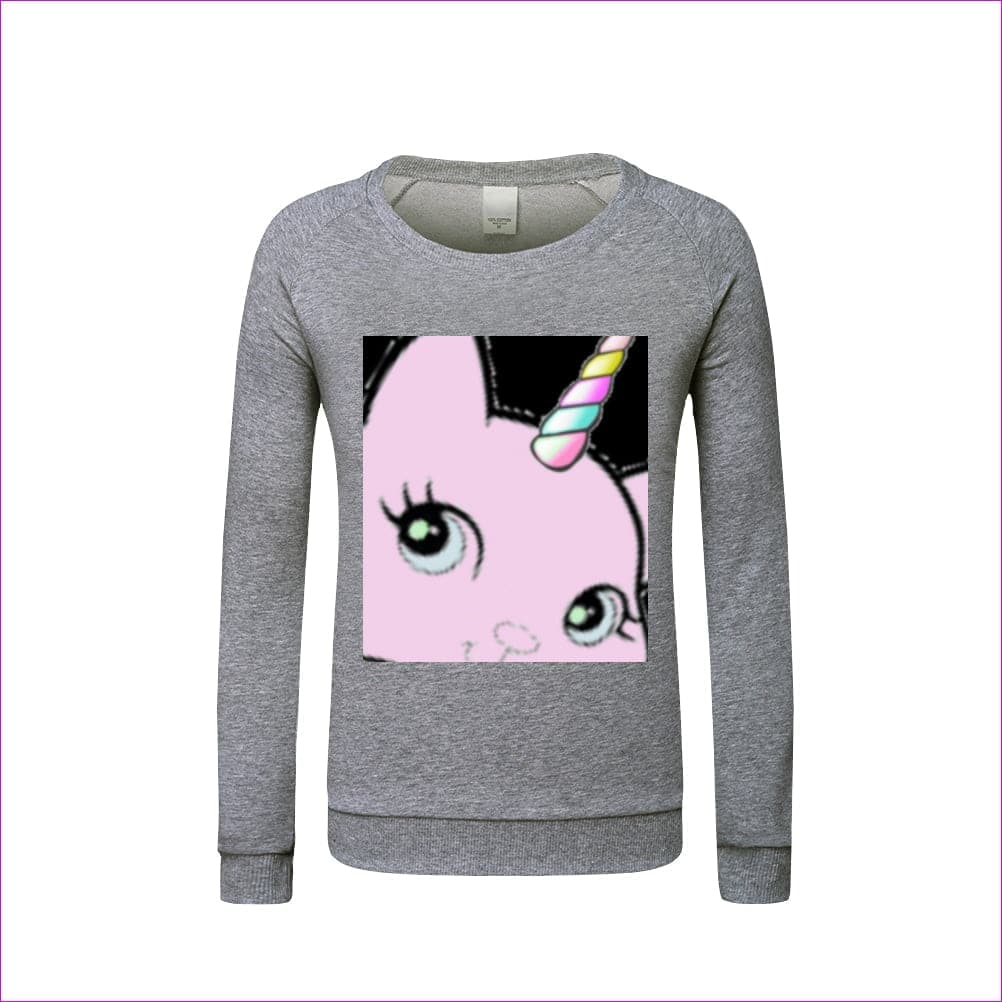- Bec & Friend's Uni-Kitten Kids Graphic Sweatshirt - kids sweatshirt at TFC&H Co.