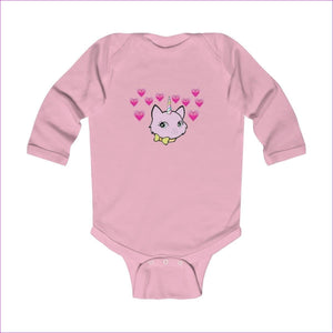 Pink Bec & Friends Uni-Kitten Infant Long Sleeve Bodysuit - onesie at TFC&H Co.