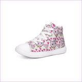 white/pink - Bec & Friends Uni-Kitten Kids Hightop Canvas Shoe - Kids Shoes at TFC&H Co.