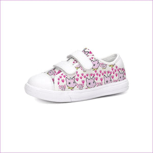 white/pink Bec & Friends Uni-Kitten Kids Velcro Sneaker - Kids Shoes at TFC&H Co.