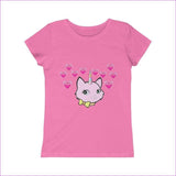 Solid Hot Pink Bec & Friends Uni-Kitten Princess Tee - kid's top at TFC&H Co.