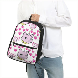 - Bec & Friends Uni-Kitten Small Canvas Backpack - backpack at TFC&H Co.