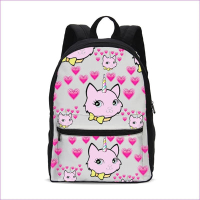Bec & Friends Uni-Kitten Small Canvas Backpack - backpack at TFC&H Co.